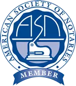 Proud Member of the American Society of Notaries